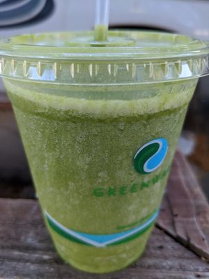 Green energy at Olena Cafe in Honolulu