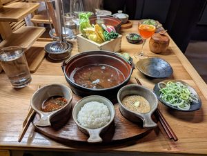 Vegan omakase. at dipdipdip Tatsu-Ya in Austin