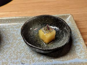 First bite. at dipdipdip Tatsu-Ya in Austin