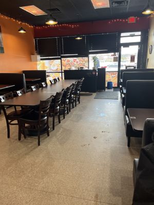 View when I was seated   at Hyderabad Indian Grill in Rochester