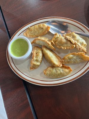 Veggie momo  at Hyderabad Indian Grill in Rochester