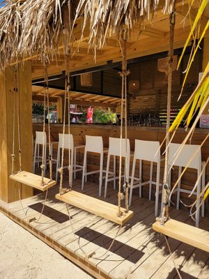 The cafe at Kokomo Beach Restaurant in Willemstad