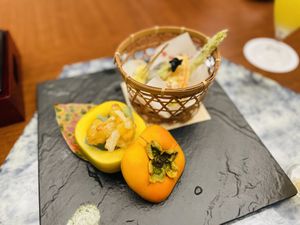 Tempura  at Ryokan Ayunosato in Hitoyoshi