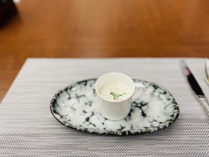 Soup at Ryokan Ayunosato in Hitoyoshi