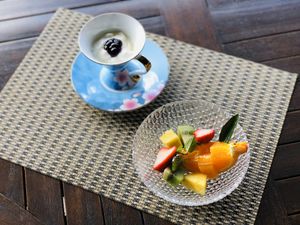 Morning Deserts  at Ryokan Ayunosato in Hitoyoshi