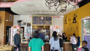 What it looks like on the inside at Voodoo Doughnut - Washington Ave in Houston