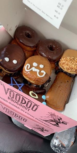 Vegan dozen at Voodoo Doughnut - Washington Ave in Houston
