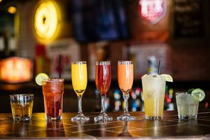 Full Cocktail lounge at Warpath Pizza at Warpath in Round Rock