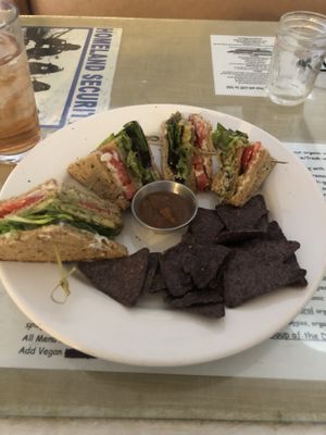 Tempeh Club Sandwich  at Morning Glory Cafe in Flagstaff