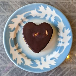 Chocolate Peanut Butter Heart at Morning Glory Cafe in Flagstaff