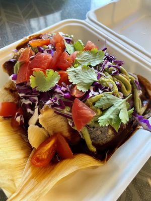 Tamales  at Morning Glory Cafe in Flagstaff