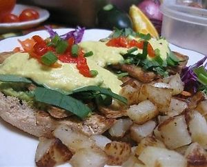 Special: Vegan Benedict at Morning Glory Cafe in Flagstaff