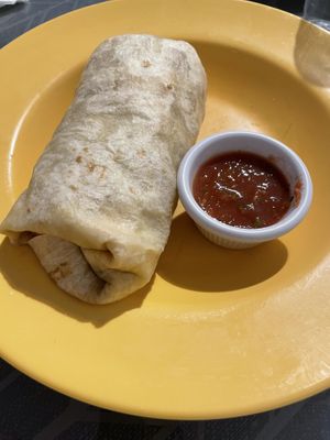 Sausage and Potato Breakfast Burrito   at Morning Glory Cafe in Flagstaff