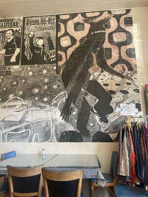 Artwork  at Morning Glory Cafe in Flagstaff