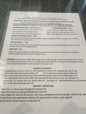   at Morning Glory Cafe in Flagstaff