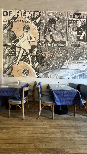 Inside the Café   at Morning Glory Cafe in Flagstaff