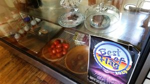 Desert counter at Morning Glory Cafe at Morning Glory Cafe in Flagstaff