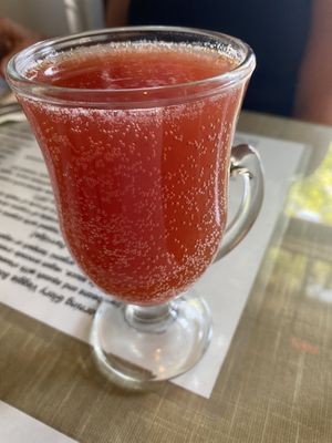 Berry ginger kombucha  at Morning Glory Cafe in Flagstaff