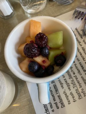 Fruit salad at Morning Glory Cafe in Flagstaff