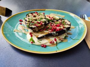 Lunch menu (changing) at Kafi Freud in Zurich