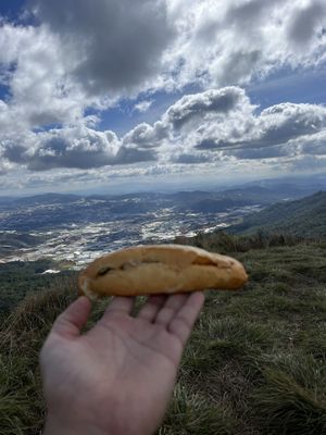 Took some banh mi for a mountain picnic  at Banh Mi Chay Co Hoa in Da Lat