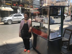 Vegan banh mi  at Banh Mi Chay Co Hoa in Da Lat