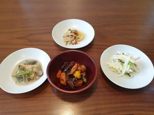 Entree 1 and 2 at Balwoo Gongyang - 발우공양 in Seoul