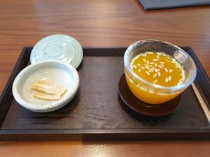 dessert at Balwoo Gongyang - 발우공양 in Seoul