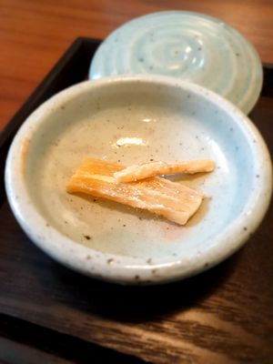 balloon flower root sweetened at Balwoo Gongyang - 발우공양 in Seoul
