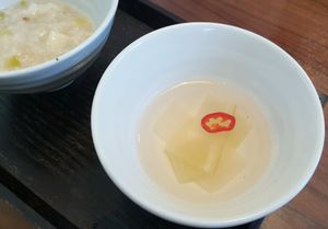 Course SEON (August 2022) - 1st course: radish kimchi at Balwoo Gongyang - 발우공양 in Seoul