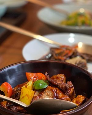 The mushroom dish is amazing  at Balwoo Gongyang - 발우공양 in Seoul