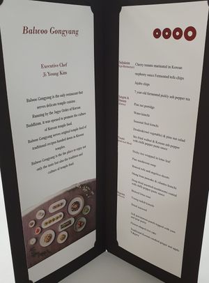  at Balwoo Gongyang - 발우공양 in Seoul