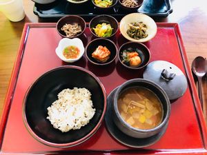 Winter Main course at Balwoo Gongyang - 발우공양 in Seoul