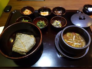 Final dishes (medicinal) at Balwoo Gongyang - 발우공양 in Seoul