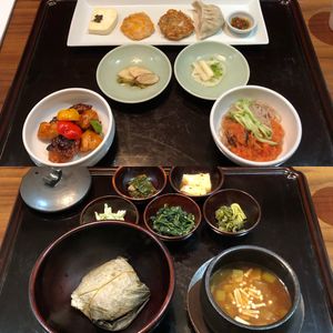 Main courses at Balwoo Gongyang - 발우공양 in Seoul