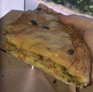 pumpkin pie at Mother Vegan Bistro in Athens