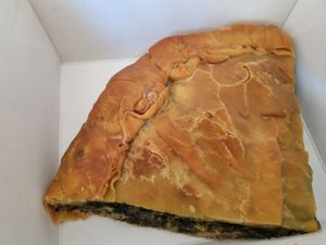 Delicious spinach pastry🤤 at Mother Vegan Bistro in Athens