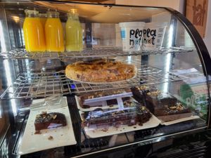 Cakes at Mother Vegan Bistro in Athens