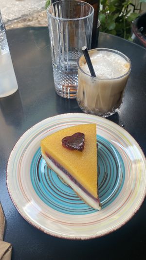 Amazing cake   at Mother Vegan Bistro in Athens