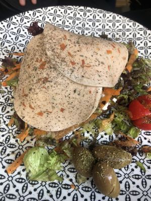 Medditerrenean bread   at Mother Vegan Bistro in Athens