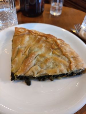 Spanakopita at Mother Vegan Bistro in Athens