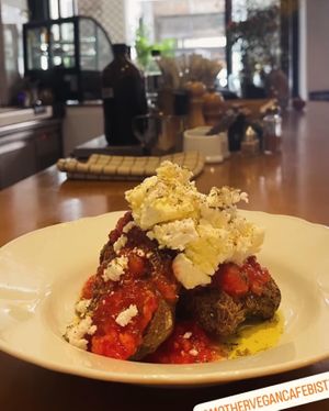 Dakos at Mother Vegan Bistro in Athens