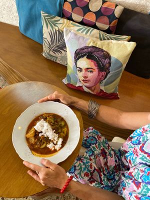 Today’s special - Traditional greek plate at Mother Vegan Bistro in Athens