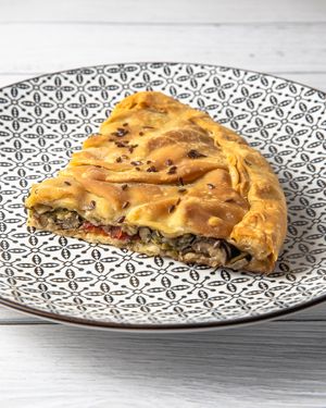 Pie with Mushrooms homemade! at Mother Vegan Bistro in Athens