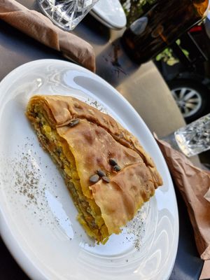 Pumpkin pie at Mother Vegan Bistro in Athens