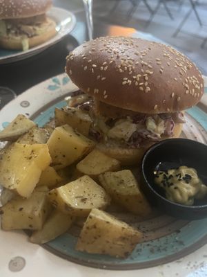   at Mother Vegan Bistro in Athens