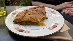 Pumpkin Pie at Mother Vegan Bistro in Athens