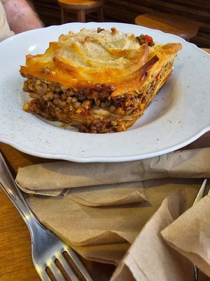 Pastitsio at Mother Vegan Bistro in Athens