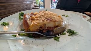 Moussaka at Mother Vegan Bistro in Athens