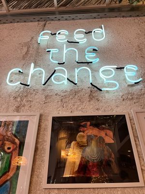 A lot of art! at Mother Vegan Bistro in Athens